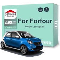 LED Interior Light Bulb Kit For Smart Forfour 454 453 Car Accessories Canbus Reading Dome License Plate Indoor Signal Lamp