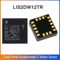 5-50PCS LIS2DW12TR LGA-12 LIS2DW12 3-axis Femto Accelerometer IC SMD MEMS Digital Output Motion Sensor