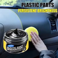 KineShineX Powerful Plastic Repair Agent, Integrated Black Recovery, Glossy Finish, 50ML+Sponge Wipe