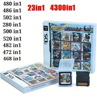 High Quality Pokemon Game Card Multi Games 4300 in1 Compilation DS NDS 3DS 3DS Game Cartridge Card Handheld Player (R4 Card)