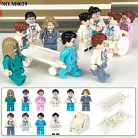 Building blocks, humanoid dolls, toys, figurines, humanoid dolls, medical education toys, birthday gifts, cartoon characters.
