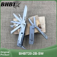 BHBT 14-w-1 EDC Multitool Odłączane Nożyczki Gadżety Kempingowe Outdoorowe Dla Mężczyzn Przenośne Narzędzia Przetrwania EDC