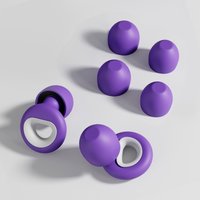 HUAK 1 Set Ear Plugs – Reusable Silicone + Extra Coverage, Ideal for Swimming, Sleeping, Concerts, Learning, Motorcyclists & Mor