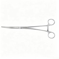 2 Set 12" Rochester Pean Hemostat Clamps Straight Curved Forceps 3 Locking Positions Premium Surgical Medical Tools