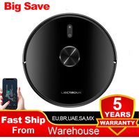 Robot Vacuum Cleaner Liectroux / LILIN X6,Laser Lidar Navigation,Wet & Dry Mopping,6.5KPa Suction,Multi-Floor Map,Carpet Boost