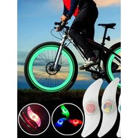 AliExpress NONE Bike Wheel Spoke Light Tire Lights 3 Mode LED Waterproof Bike Safety Warning Easy To Install Bicycle Accessories with Battery
