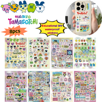 Tamagotchi Mametchi 8 stickers creative high-value cartoon animation printing student puzzle diy material waterproof stickers