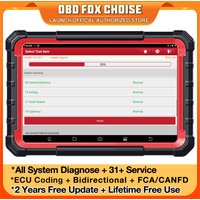 LAUNCH X431 PRO ELITE CANFD DOIP Car Full System Diagnostic Tools ECU CODING Bi-directionnal Control 31+ Reset OBD2 SCANNER