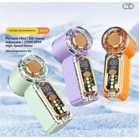 Portable Handheld Small Fan ABS Lightweight USB Rechargeable Mini Fans for On Go Cooling Portable Mini Pocket Fan Travel Outdoor