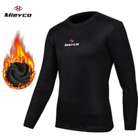 AliExpress Mieyco Winter Cycling Base Layer Long Sleeve Warm Bike Underwear Fleece Sports Bike Shirt Tops Road Bike Jersey Padded Shirts