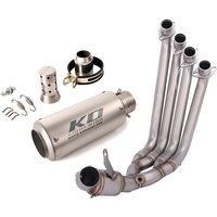 For Honda CB650R CBR650R 2024-2026 Motorcycle Full Exhaust System Header Pipe Escape Moto Muffler DB Killer Stainless Steel
