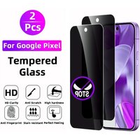 2Pcs Anti Peeping Tempered Glass Screen Protectors For Google Pixel 9 Pro XL 8 8a 7 7a 6 6a Pro 5a 4 XL Protective Glass