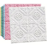 Decorative waterproof moisture-proof mildew proof modern style self-adhesive 35cm * 35cm wallpaper bedroom background wall