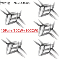 10Pairs(10CW+10CCW) HQPROP 7X3.5X3 7035 3-Blade PC Propeller for RC FPV Freestyle 7inch Long Range Cinelifter Drones DIY Parts