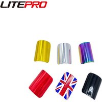 Litepro Folding Bike Rear Fork Frame U Shape Protector Stickers Bicycle Frame Self-stick Protective Film For brompton