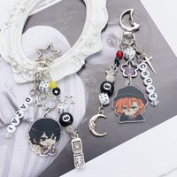 BSD Dazai Osamu and Chuuay Keychain Bungou Stray Dogs Soukoku Inspiration Keychain