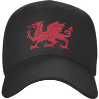 Wales Flag Red Dragon Baseball Cap for Men Women Personalized Adjustable Unisex Welsh Proud Dad Hat Hip Hop Snapback Caps