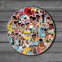 50Pcs Cartoon Gracies Corner Kids Music Stickers For Puzzle Gifts Laptop Trunk Computer Guitar Motorcycle Helmet Car DIY Laptop