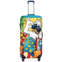 Stretch Washable Luggage Protector Duck Pattern For 18-32 Inch Suitcases Durable Anti-Scratch Dustproof For Air & Road Travel