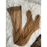 Ultra-Thin High-Waist Invisible Seamless Pantyhose with Foot Type Transparent Silk Stockings Women's Sexy Color Summer ...