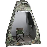 Ice Fishing Tent Camouflage Anti-mosquito Raft Set Up Rain-proof Sunscreen Double Doors 2Windows Pop Up Quick Open 150*150*190Cm