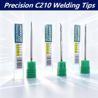 Hiseecon C210 Soldering Iron Tips Welding Tips Replacement for JBC T210 CD-2SD 2SHE Sugon T26 T3602 Soldering Station