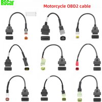 Diagnostic Cable Motorcycle OBD2 Connector For YAMAHA/SUZUKI/Kawasaki/HONDA/Delphi/Ducati 3pin 4pin 6pin Adaptor 3 4 6 PIN Hot