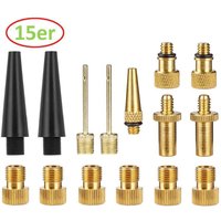 AliExpress Copper Bicycle Valve Adapter Set Bike Tire Pump Adapter Kit Inflator Pump Accessory Valve adapter SV AV DV Bicycle valve