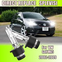 D2S xenon HID headlight bulb 6000K 300% brighter than stock For Volkswagen WW Golf Mk5 2002 2003 2004 2005 2006 2007 2008 2009