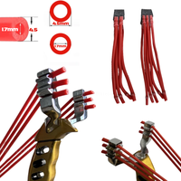 1/3/5 Pcs 3-Strand High Elastic Slingsshot Rubber Band 1745 Latex Card Ball Rubber Band Outdoor Hunting Shooting Accessories