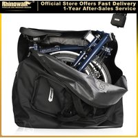 Rhinowalk Folding Bike Carry Bag 14-20 Inch For Brompton 3Sixty Foldable Bike Storage Bag Portable Fold Bicycle Carrying Bag
