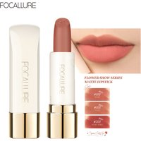 FOCALLURE 16 Shades Matte Lipstick Natural Super Soft Lip Sticks Waterproof Lip Glaze Balm Beauty High Pigment Cosmetics Makeup
