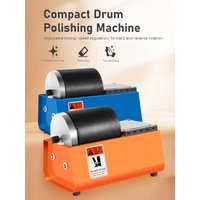 Rubber Drum Polishing Machine Gold and Silver Jewellery Jade Metal Stationery Grinding Cleaning Household Small Grinding Roller