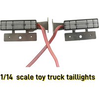 RC Toy Truck Taillight LED Rear Lights For Tamiya 1/14 RC Tactor Dump Tipper Truck Parts DIY Accessories DEGREE MODEL