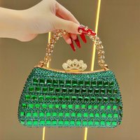 New diamond-encrusted dinner bag women's clutch bag dress banquet party messenger bag cheongsam handbag