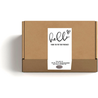 Autocollants de Sceaux de Boîte Personnalisés, pour Petite Entreprise, Logo, Décoration de Mariage, Cadeau de ix, Conception de Bricolage