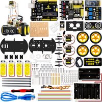 Keyestudio Mechanical 4WD Robot Arm Car Kit For Arduino Programming Projects Support Android &IOS DIY Electronic Easy Assembly