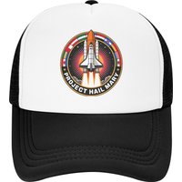 Project Hail Mary Space Rocket Movie Trucker Hats Unisex Trucker Cap Sports Cap Adjustable Mesh Baseball Caps Summer