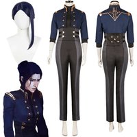 Arcane Caitlyn Kiramman Cosplay Fantasy High Waist Uniform Clothing Wig Game LoL TV 2 Sheriff of Piltover Costume Disguise Women
