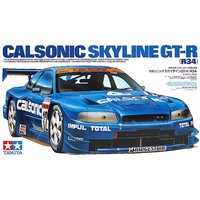Tamiya 24219 1/24 Calsonic Skyline GT-R R34 Racing Sports Vehicle Car Series NO.90 Hobby Plastic Model Building Kit