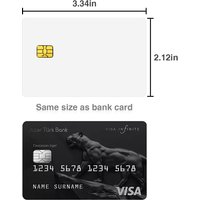 2/5/10 Pcs Sle4442 Chip with 2750 OE Hi-Co Magnetic Stripe Smart IC Blank PVC Card Works With All Standard Printers Inkjet Card