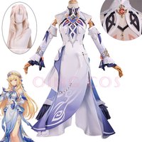 Genshin Impact Nicole Reeyn Cosplay Costume Adult Carnival Uniform Wig Anime Halloween Party Costumes Masquerade Women Game
