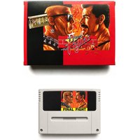 Final Fight 16-Bit Retro Reproduction Cartridge Arcade Action Street Brawler PAL Version With CIB Retail Box Option
