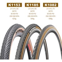 30TPI Mountain Bike Tire 27.5×1.95 Mountain Bicycle Tyre Bike Replacement Tire