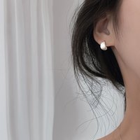 925 Sterling Silver Frosting Small Earrings For Women Piercing Earring Wedding Luxury Quality Jewellery Wholesale Money 925