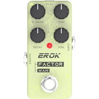 EROK Wah Pedal – Exaggerated Slap Funky & Subtle Attractive Wah Filter for Guitar & Bass, True Bypass