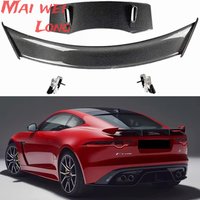 For Jaguar F-TYPE Coupe 2014-2020 Carbon Fibre Car Trunk Lid Spoiler SVR Body Kit Racing Spoiler Rear Wing Lift Rear Wing