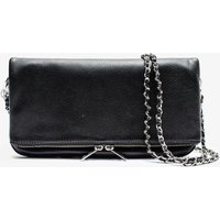 Foldable Single Shoulder Crossbody Bag Women Fashion Chain Leather Small Bag Black White Shoulder Bags
