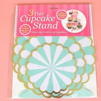 3 Tier Classic Cake Stand Cupcake Display Holder Dessert Tower Tray for Wedding Birthday Party Festival Home Kitchen Decoration
