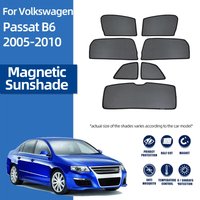 For Volkswagen VW PASSAT B6 Sedan 2005-2011 Magnetic Car Sunshade Front Windshield Curtain Rear Side Baby Window Sun Shade Visor
